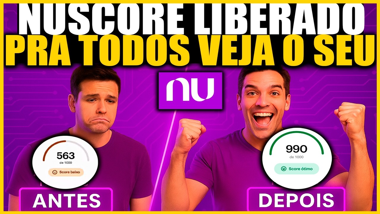 ✅ NUSCORE Nubank LIBERA pra TODO Mundo: Veja como CONSULTAR e AUMENTAR sua PONTUAÇÃO [GUIA COMPLETO]