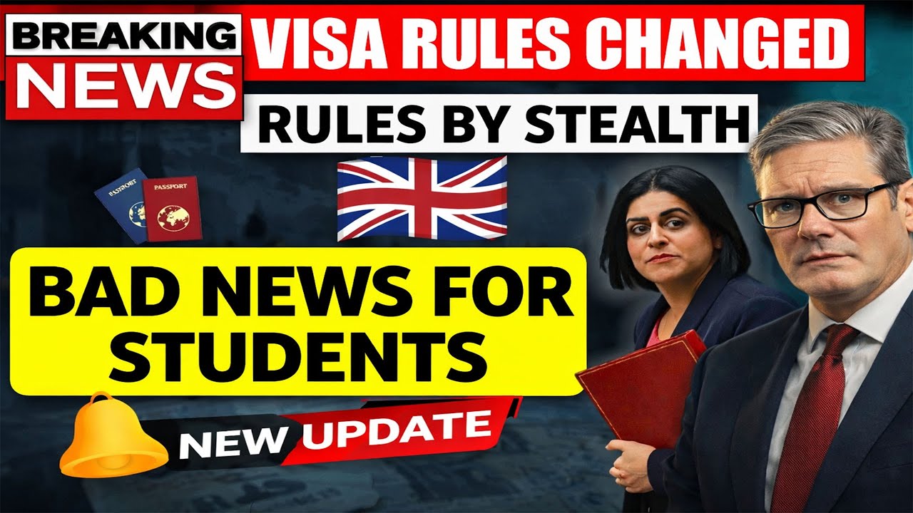 UK Immigration Shock 2026 🚨 | Visa Rules Changed | Overseas Students & Workers at Risk