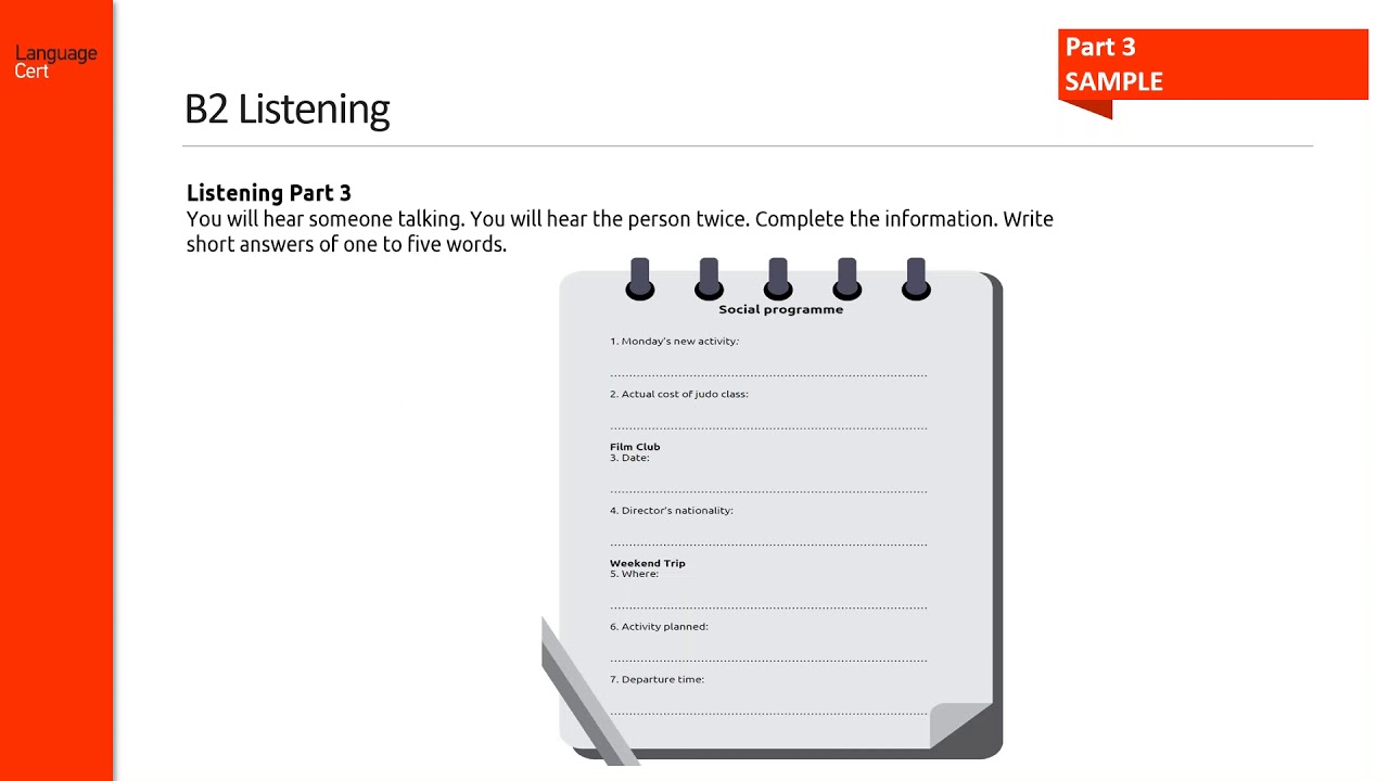 Preparing for your International ESOL SELT exam &ndash; B2 Listening Reading Writing Speaking