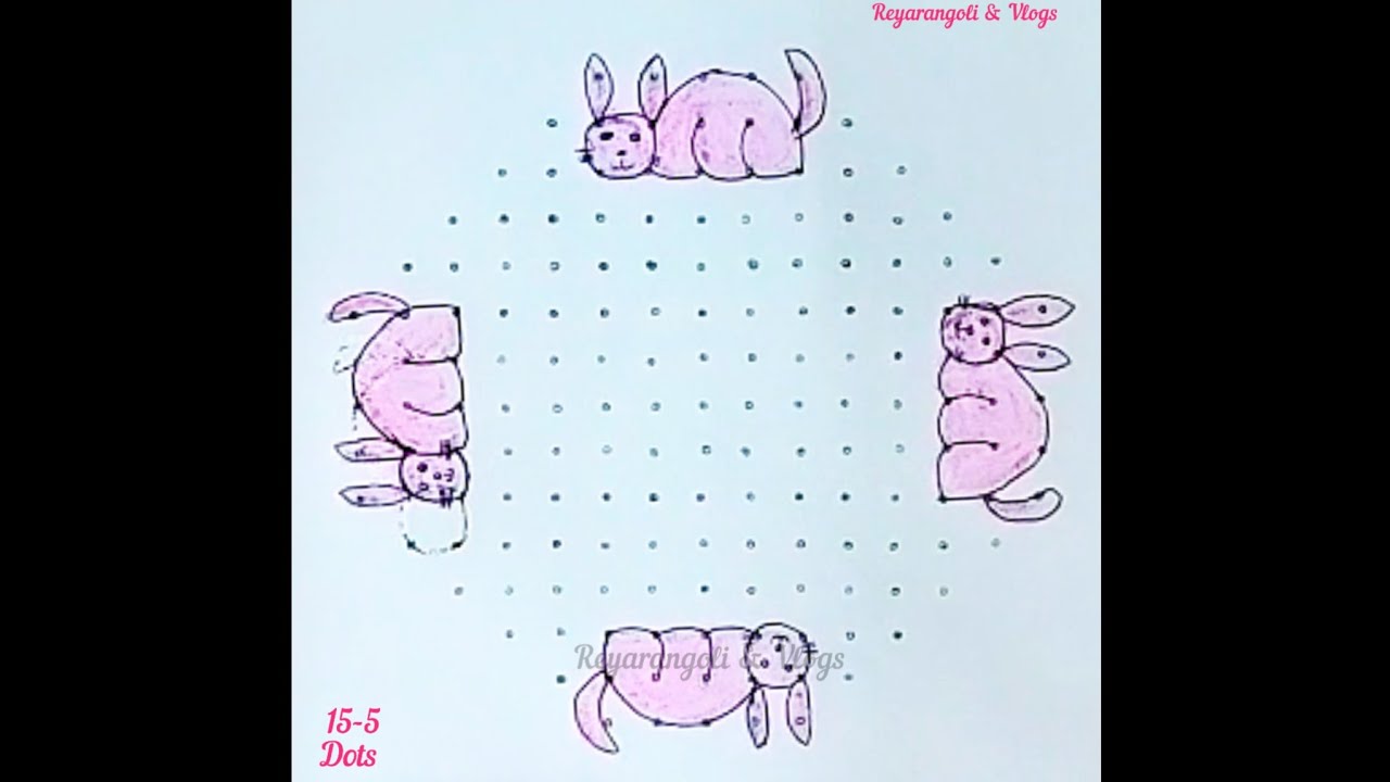 15-5 dots today's new trending special muggu 🌺 Ugadhi special muggulu 🌺 Easykolams @Reyarangoli 