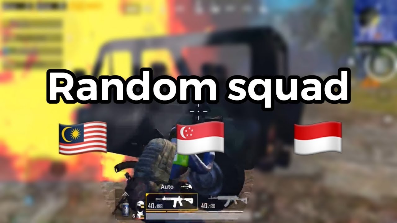 This is why I always play random squad | PUBG Mobile