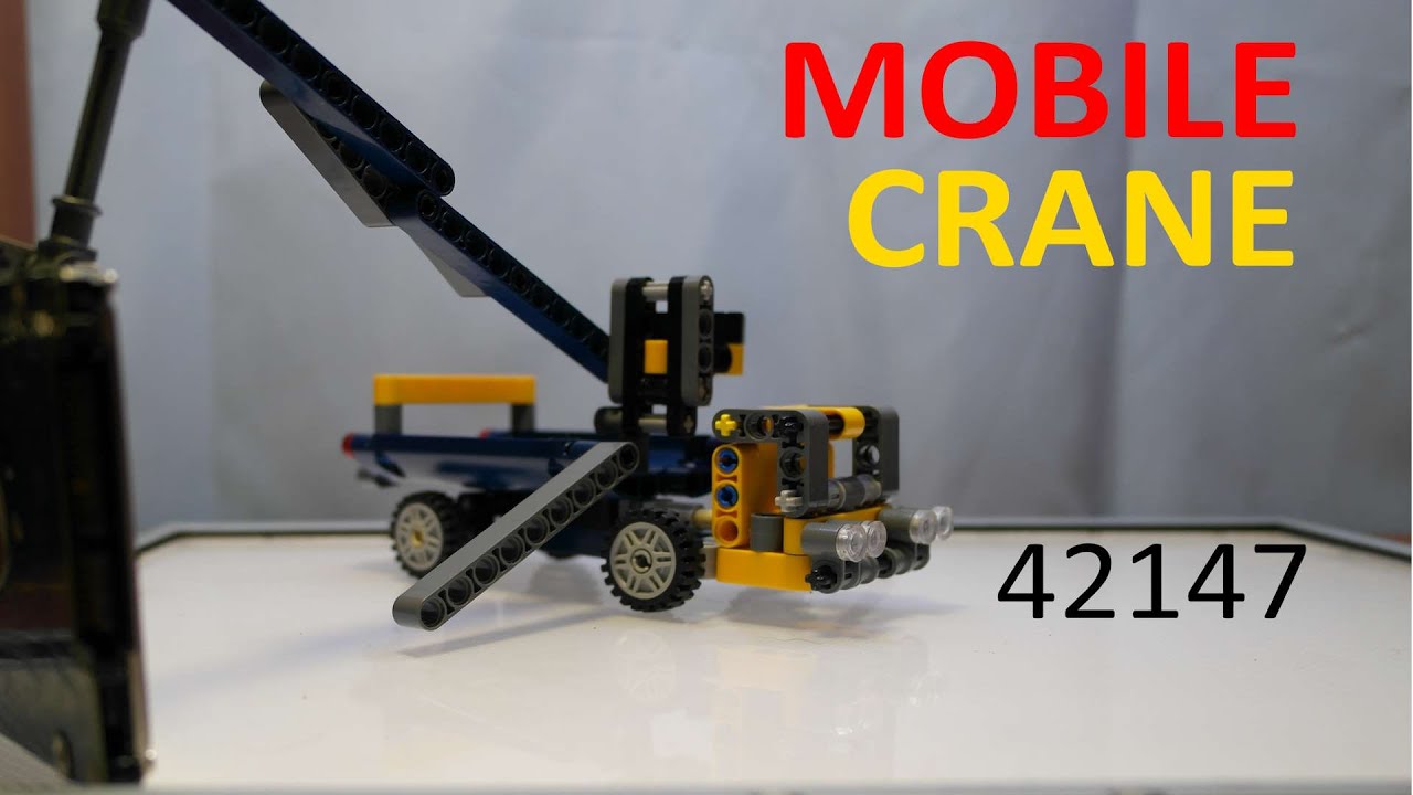 MOC Lego 42147 (Alternate model) MOBILE CRANE By Brick Render