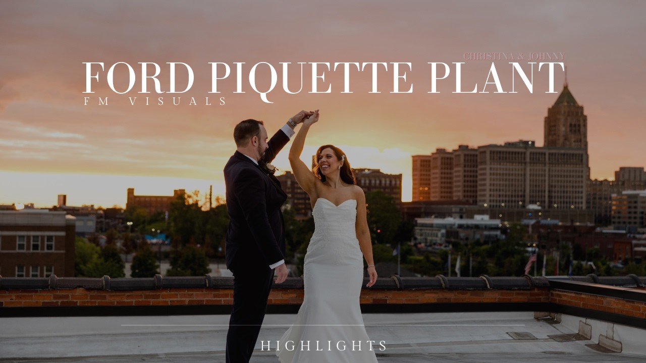 Christina & Johnny | A Cinematic Wedding at the Ford Piquette Plant, Detroit