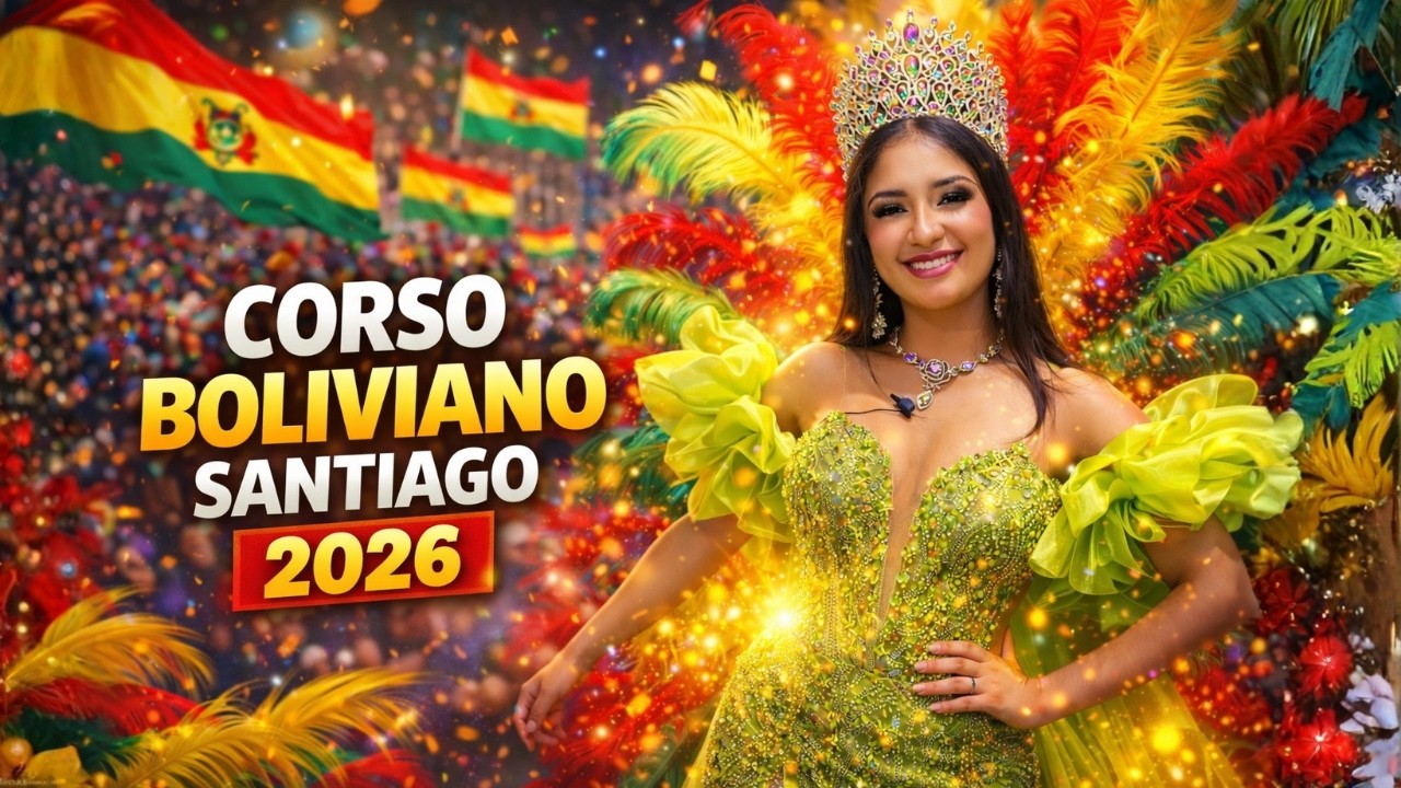 Tercer Corso Carnavalero Boliviano en Chile 2026 | Danzas, cultura y tradición en Santiago
