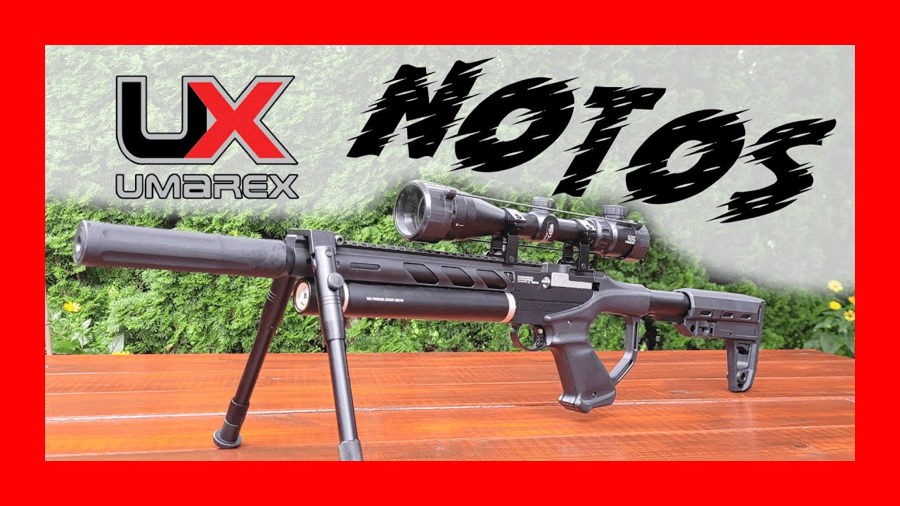 Wiatrówka Umarex NOTOS pcp - pełen zestaw z lunetą i dwójnogiem