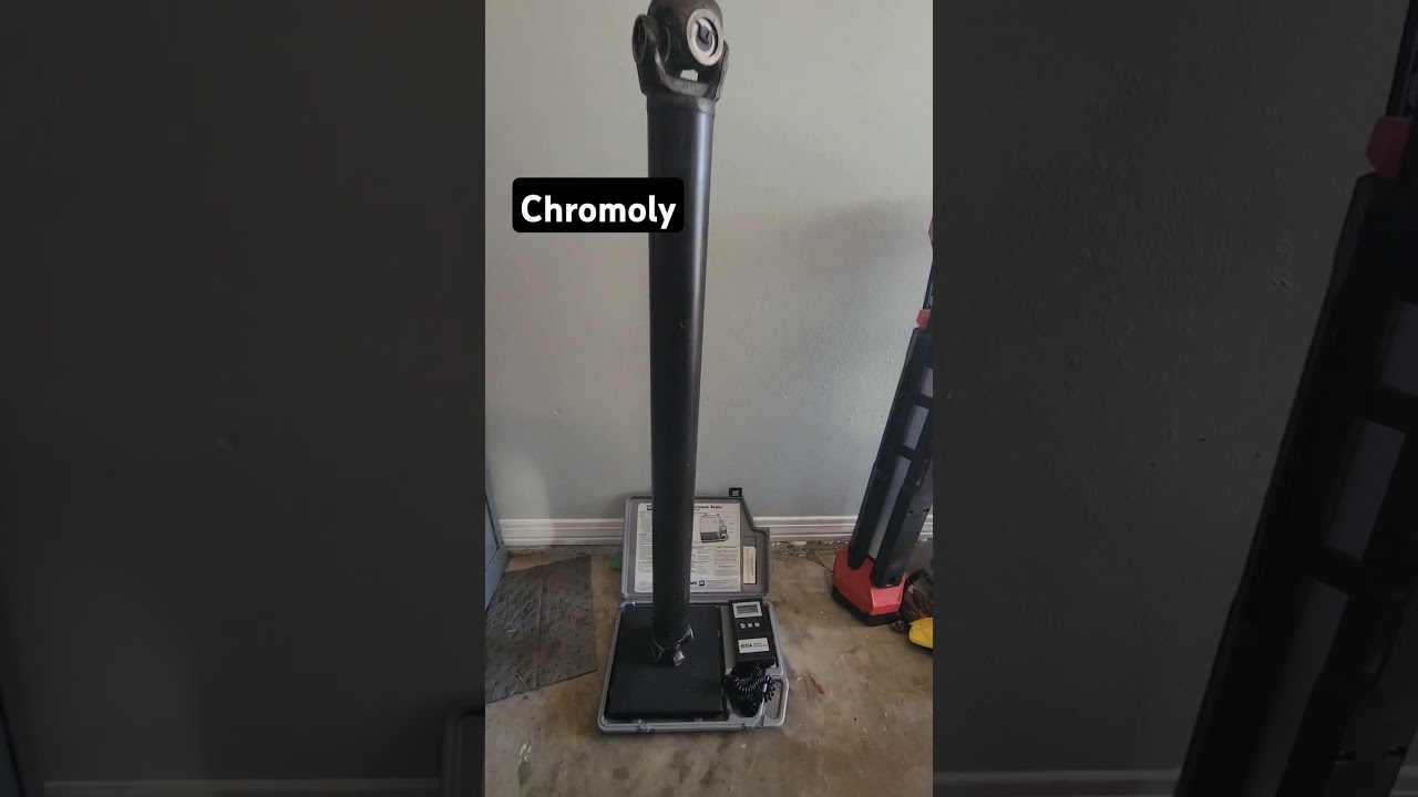 Aluminum vs. Chromoly Driveshaft Weight
