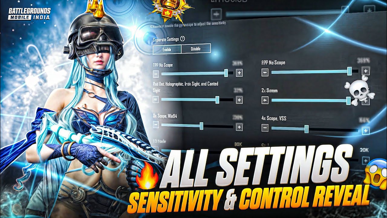BEST SETTINGS AND SENSITIVITY FOR BGMI 4.1 UPDATE! | EDGEV4 BEST CLUTCHES!