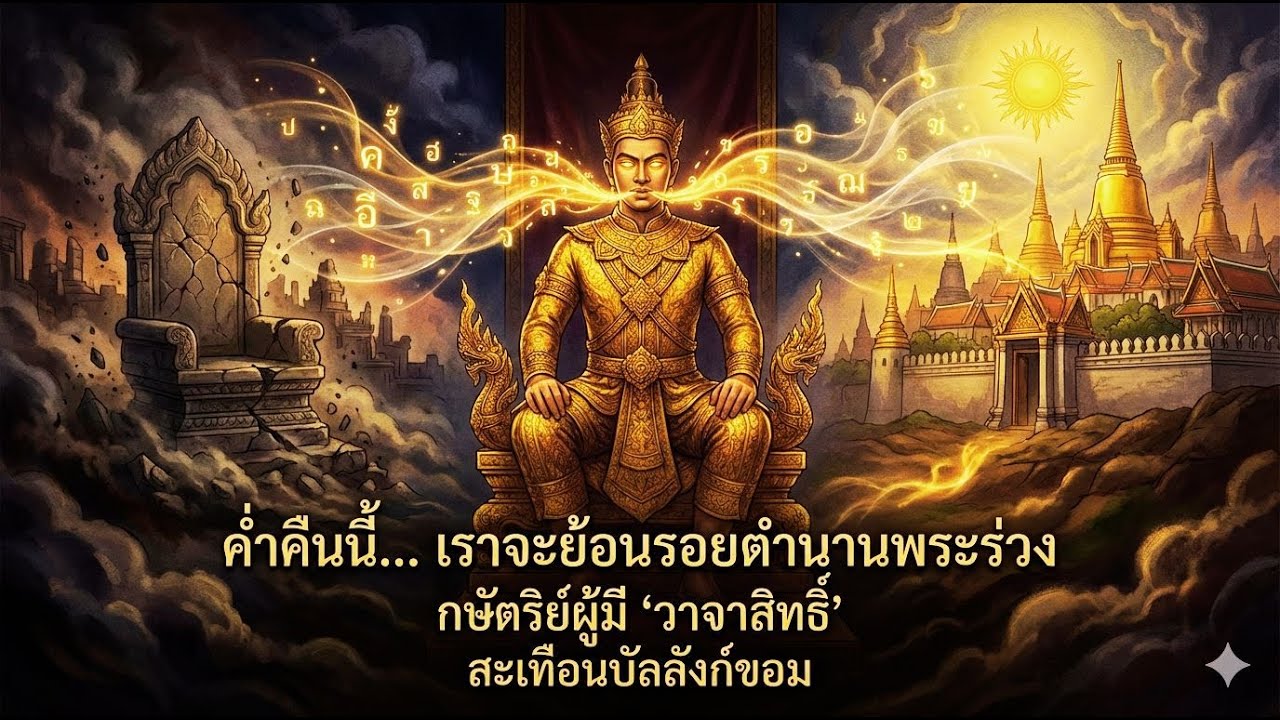 ค่ำคืนนี้... เราจะย้อนรอยตำนานพระร่วง กษัตริย์ผู้มี 