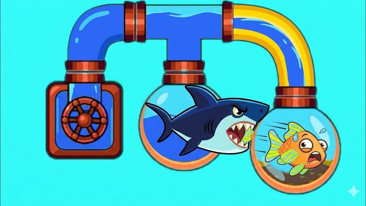 save the fish / pull the pin level android games save fish game pull the pin puzzle / #fishdomgame 
