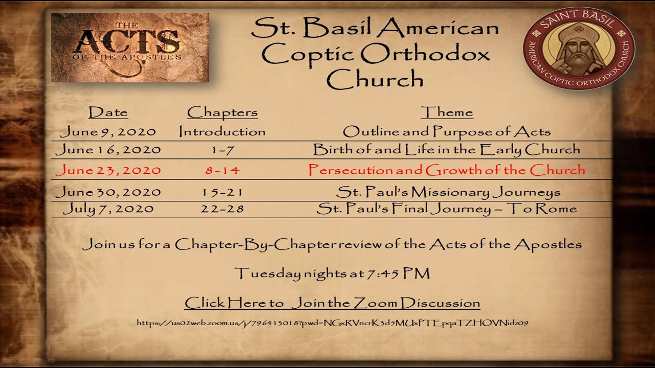 NT - Acts of the Apostles (Part 3: Chapters 8-14)