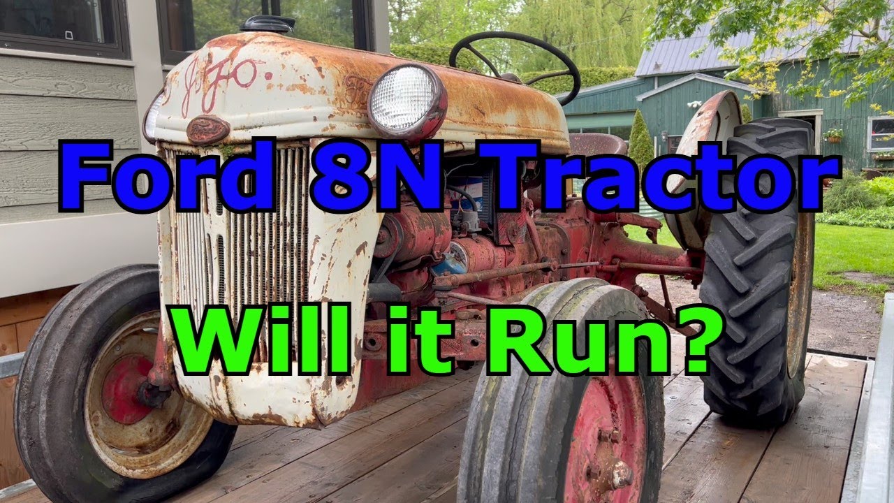 1952 Ford 8N Tractor sitting for Decades Will it start