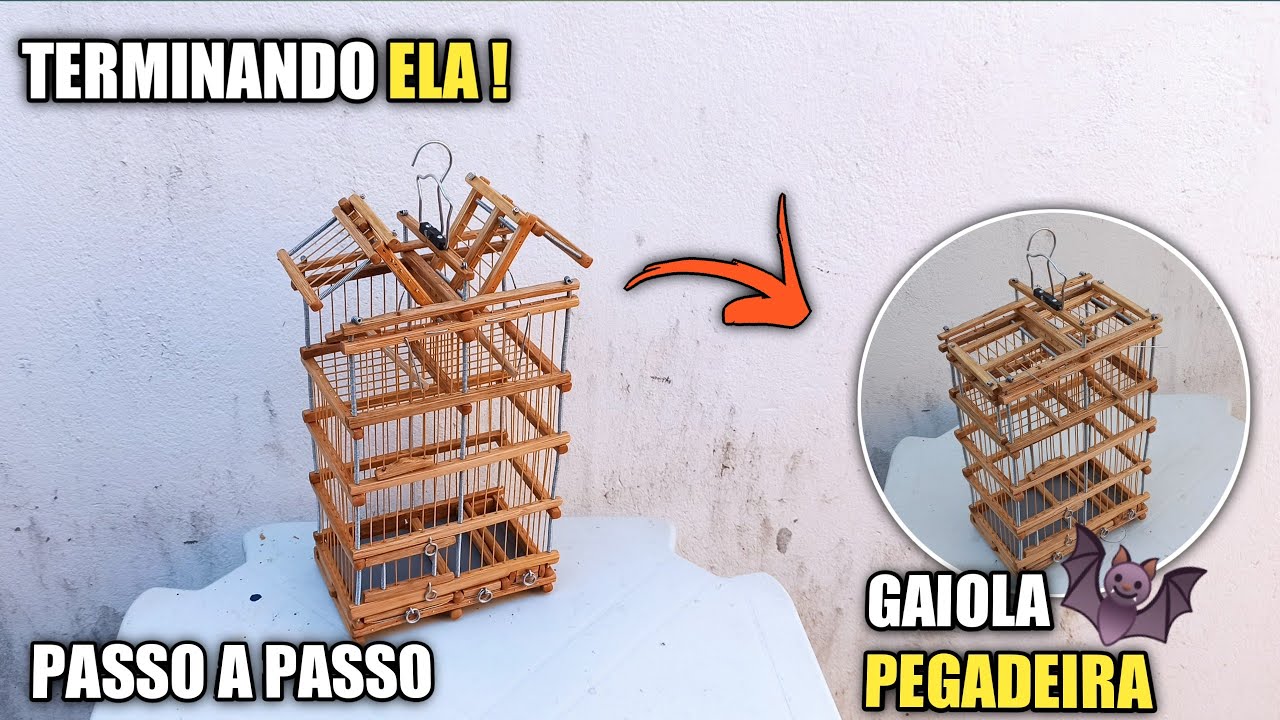 ALÇAPÃO DE DUAS TAMPAS ESTILO MORCEGO 🦇 Parte 2...