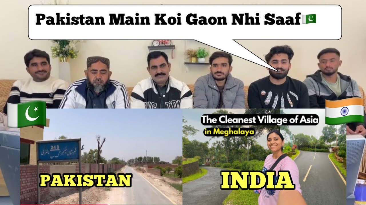 Indian Cleanest Village Vs Pakistani Cleanest Village | Pakistani Reaction
