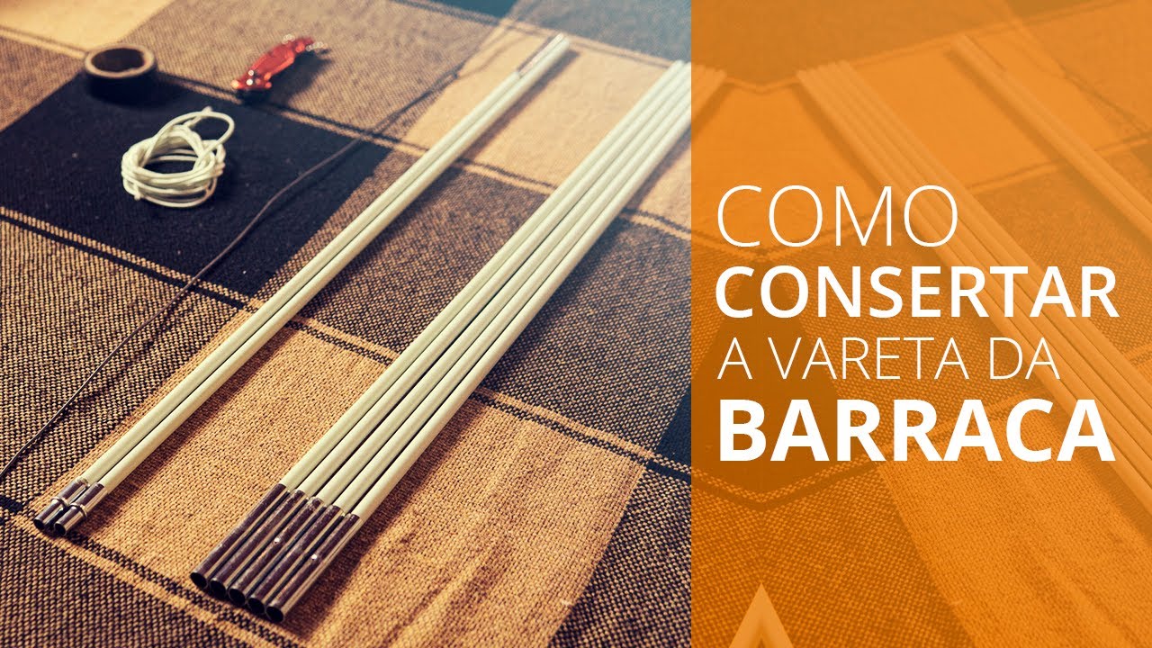 Como consertar a vareta da barraca de camping