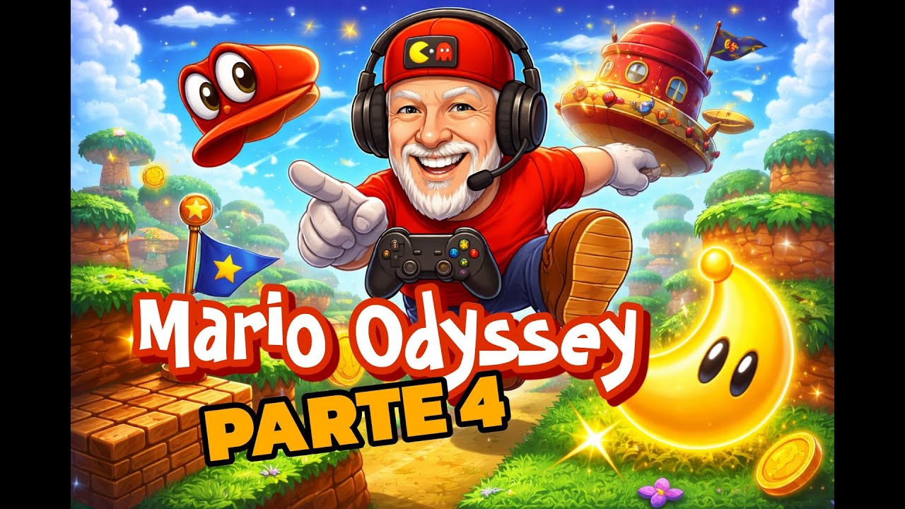 Jogando Mario Odyssey Parte 4