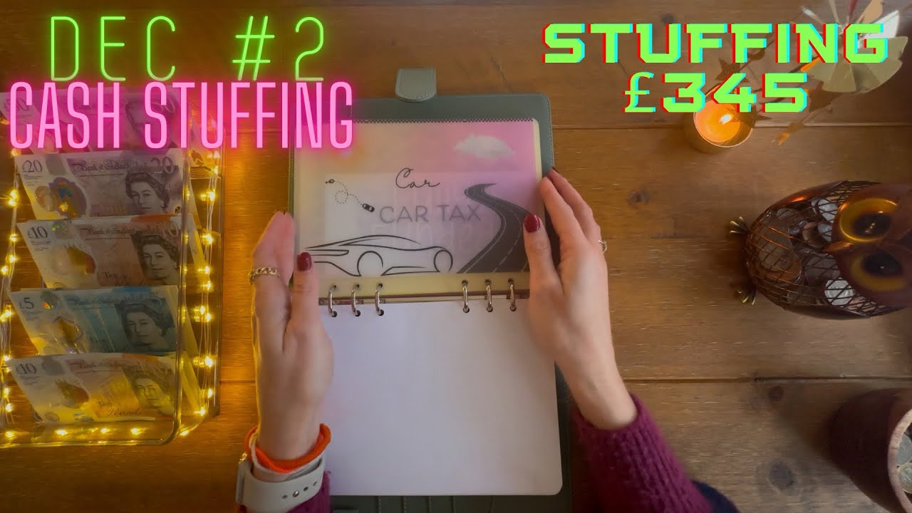 DECEMBER #2 CASH ENVELOPE STUFFING | STUFFING £345 | ENVELOPES & CHALLENGES | UK CASH STUFFING