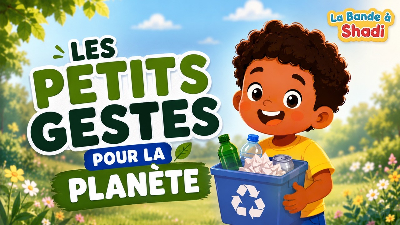 Les petits gestes pour la planète 🌍 | Chanson éducative pour enfants | Comptine écologie