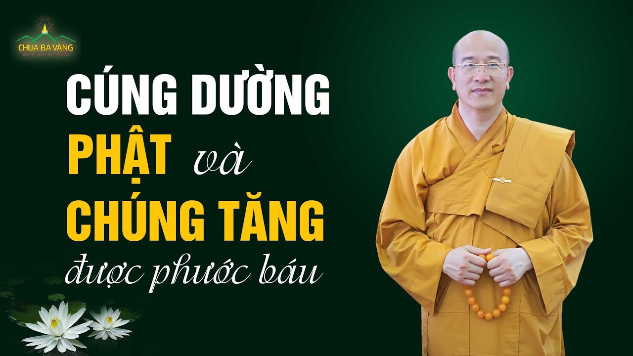 Pháp thoại: Cúng dường Phật và chúng Tăng được phước báu | Thầy Thích Trúc Thái Minh