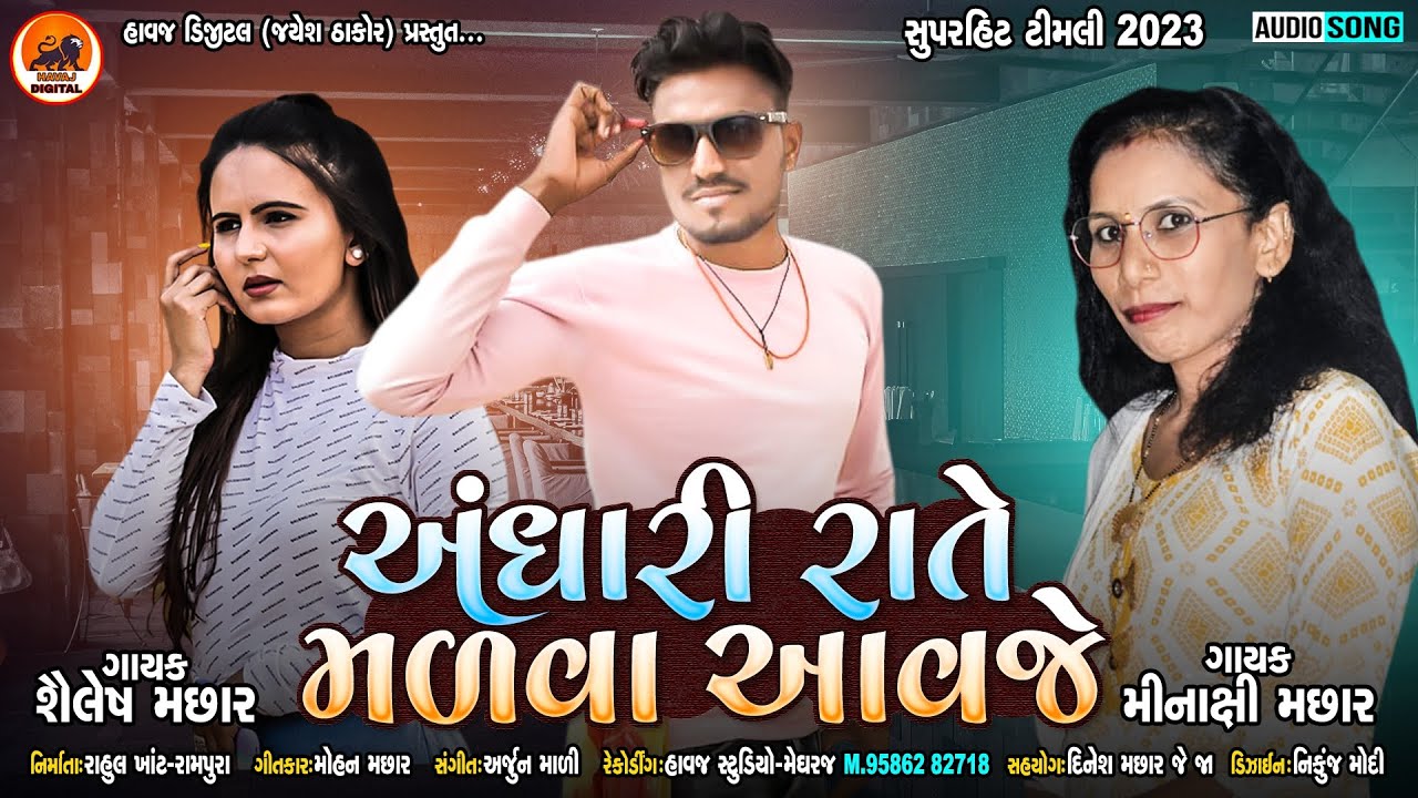 અંધારી રાતે મળવા આવજે |Andhari Rate Malva Avje| Shailesh Machhar New Timli 2023|@HavajDigital