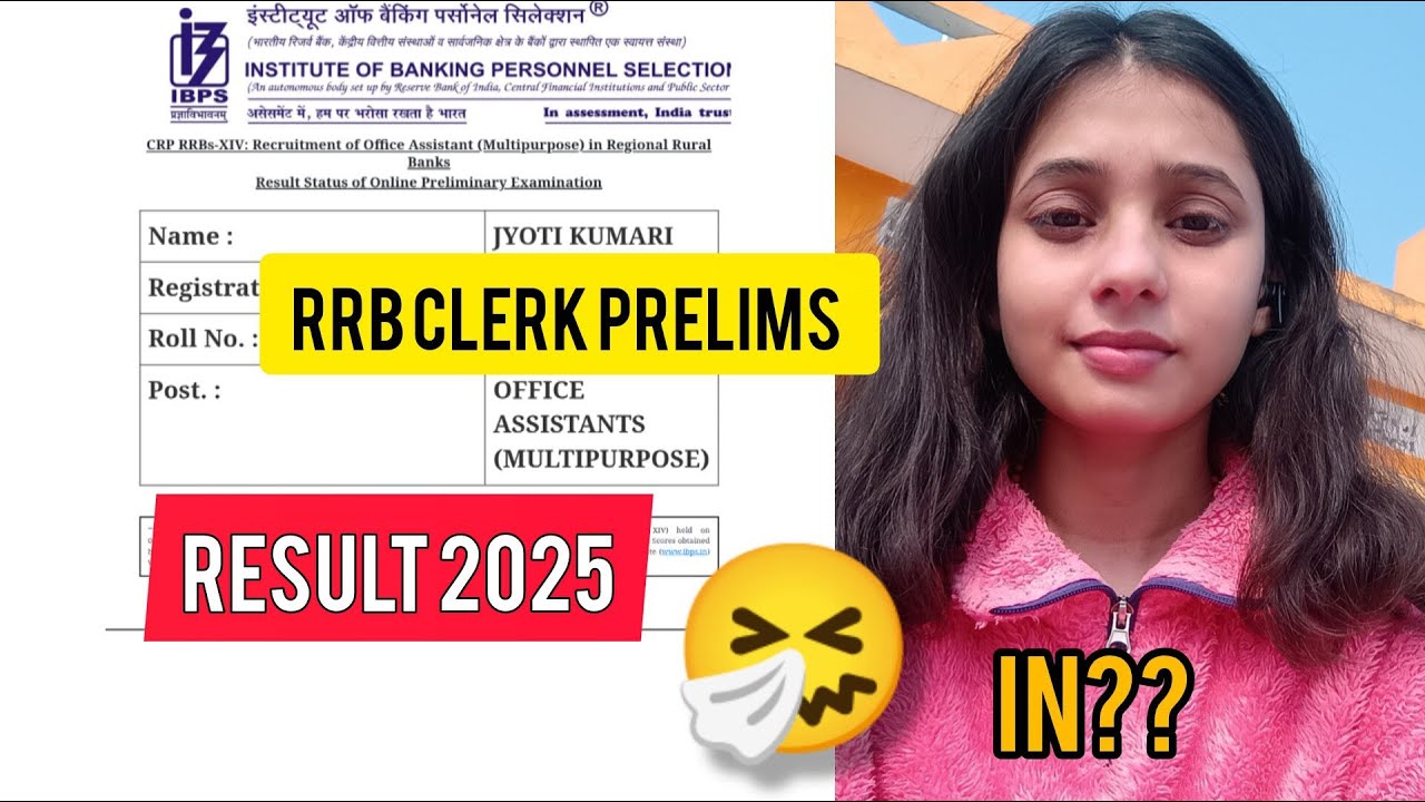 It's Frustrating Now! | MY RRB CLERK PRELIMS RESULT | RESULT 2025 #rrbclerk #rrbclerkprelims