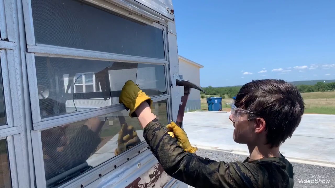 Chicken coop made from camping trailer!