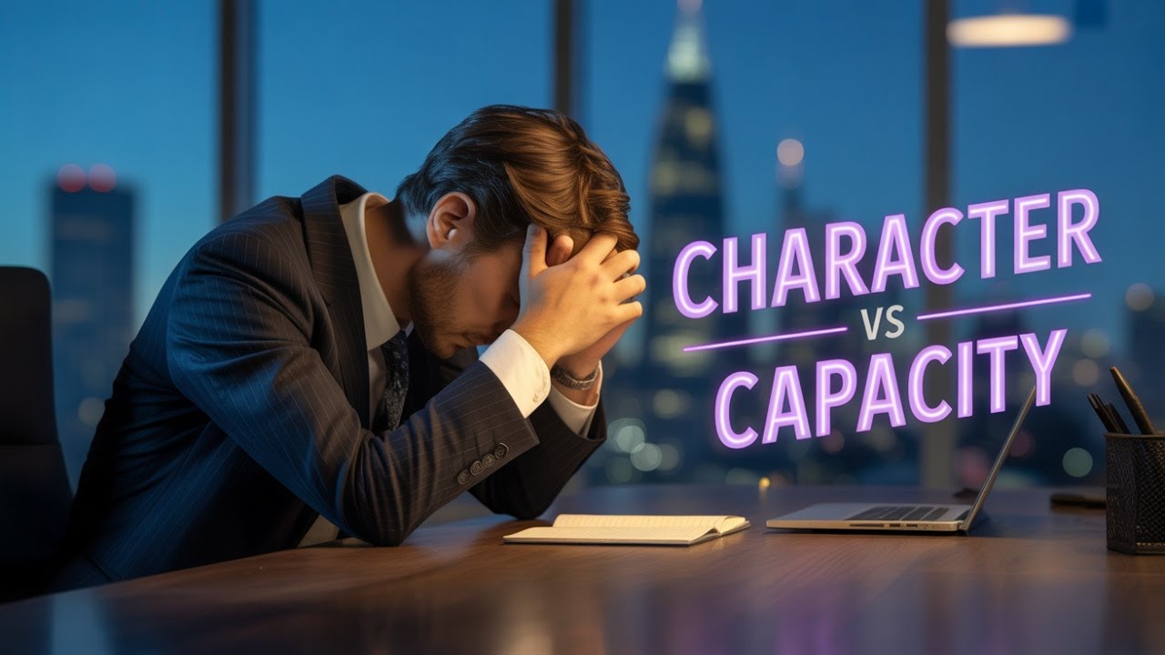 Your Character Isn't the Problem—Your Capacity Is