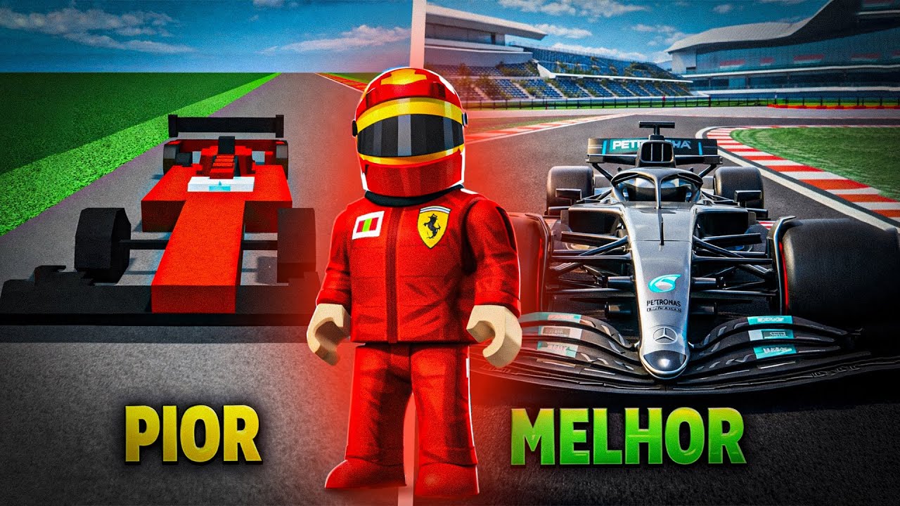 TESTEI jogos de F1 no ROBLOX (não esperava isto)