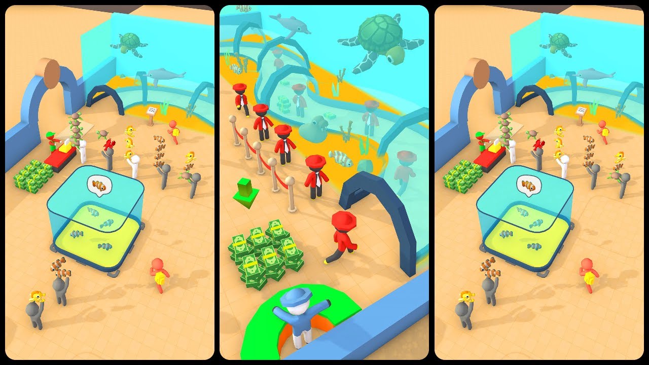 Idle Fish Aquarium Tycoon Game Android Gameplay