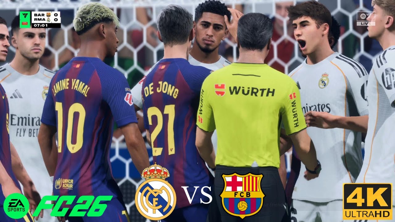 FC 26-El Clásico Final! | Barcelona vs Real Madrid | Copa de España 2026 | PC [4K 60FPS]