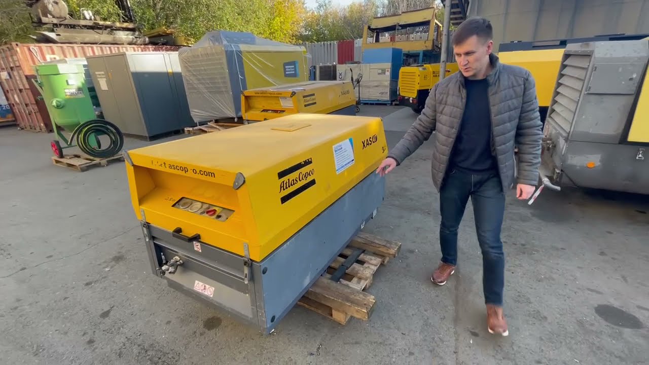 Дизельный компрессор б/у Atlas Copco XAS 47 Атлас Копко