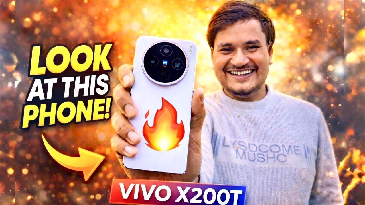 Vivo X200T Camera & Gaming Wow 🤩 | Vivo X200T Full Review 🔥