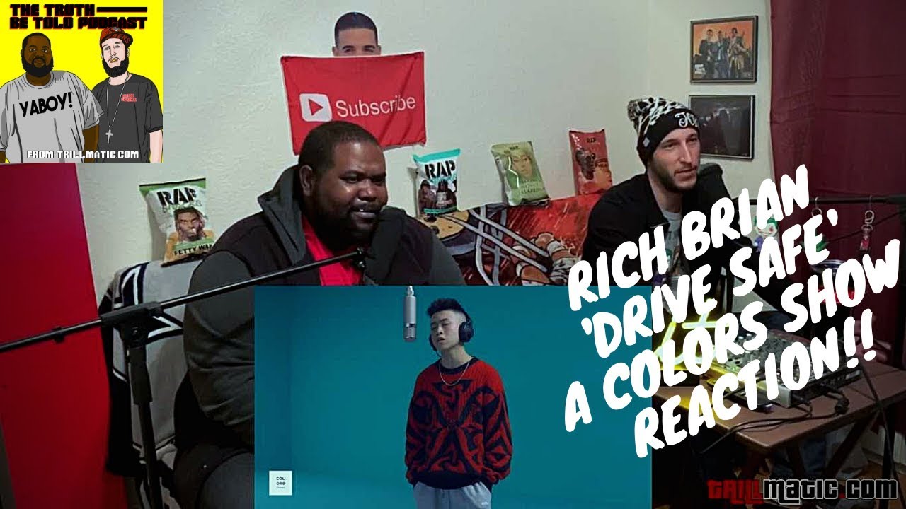 Rich Brian - Drive Safe COLORS REACTION VIDEO (The Truth Be Told Podcast)