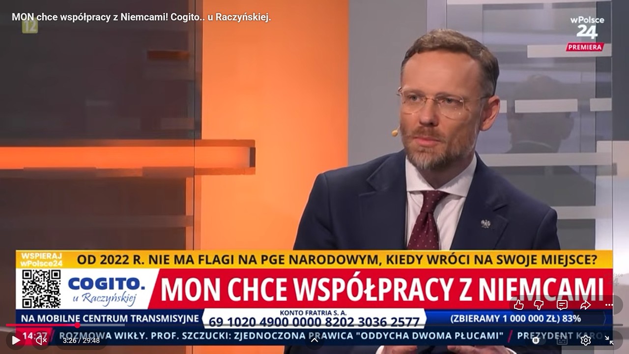 MON chce wsp&oacute;łpracy z Niemcami! Cogito.. u Raczyńskiej.