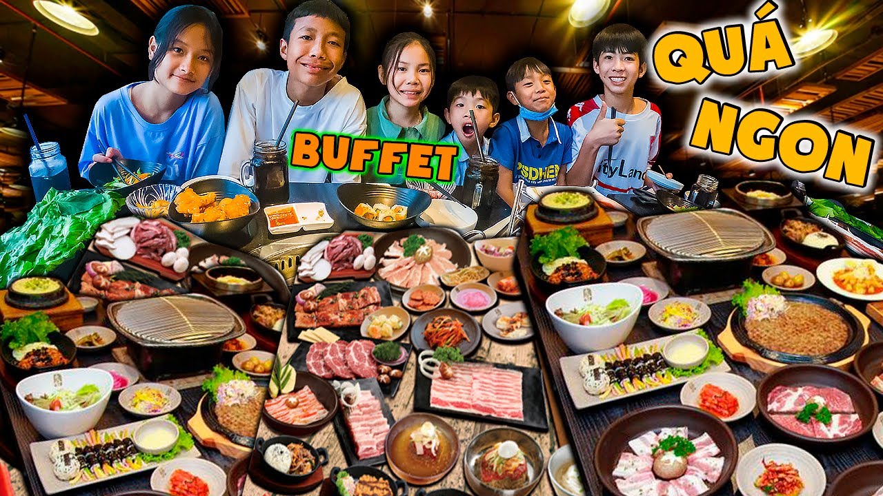 Th&aacute;i Chuối | Dẫn Trẻ Tr&acirc;u Đi Ăn Buffet Nướng Mừng 350 Ngh&igrave;n Subcribe
