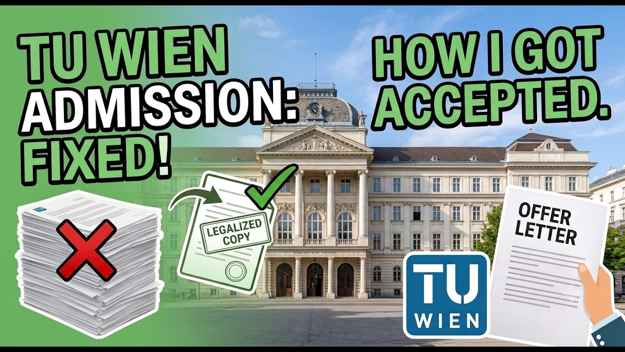 Do NOT Apply to TU Wien Before Watching This