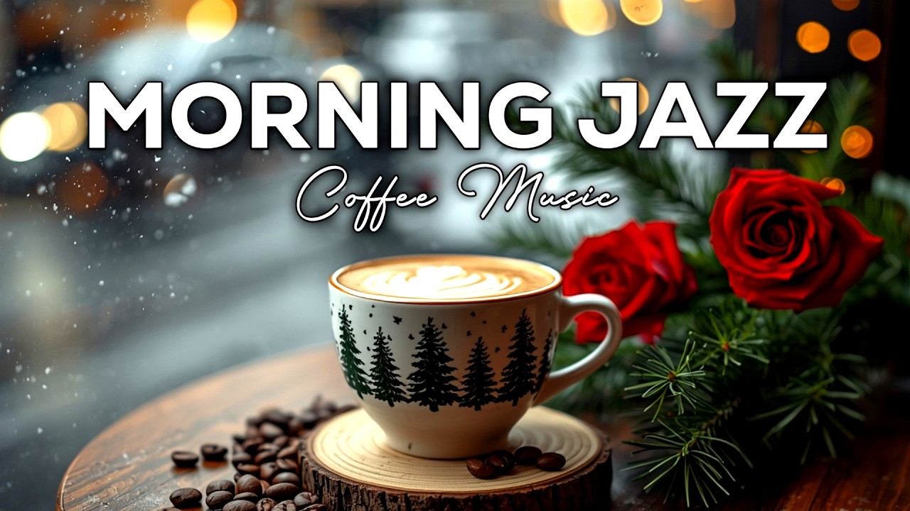 Winter Morning Coffee ☕ Positive Jazz Piano & Sweet Bossa Nova Music for Work & Study