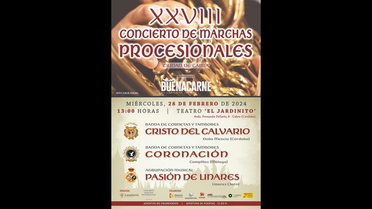 CONCIERTO CIUDAD DE CABRA 2024 - Banda del Calvario