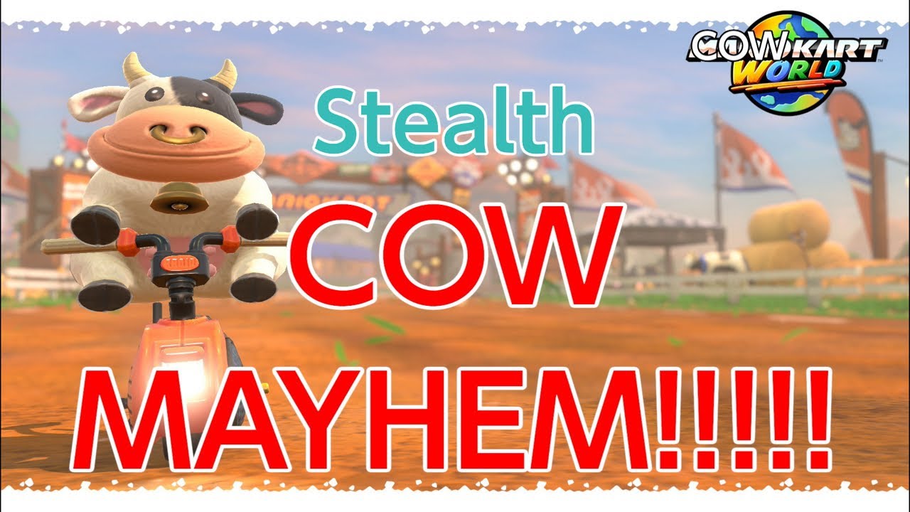 Mario Kart World - COW MAYHEM!!!!! 🐄