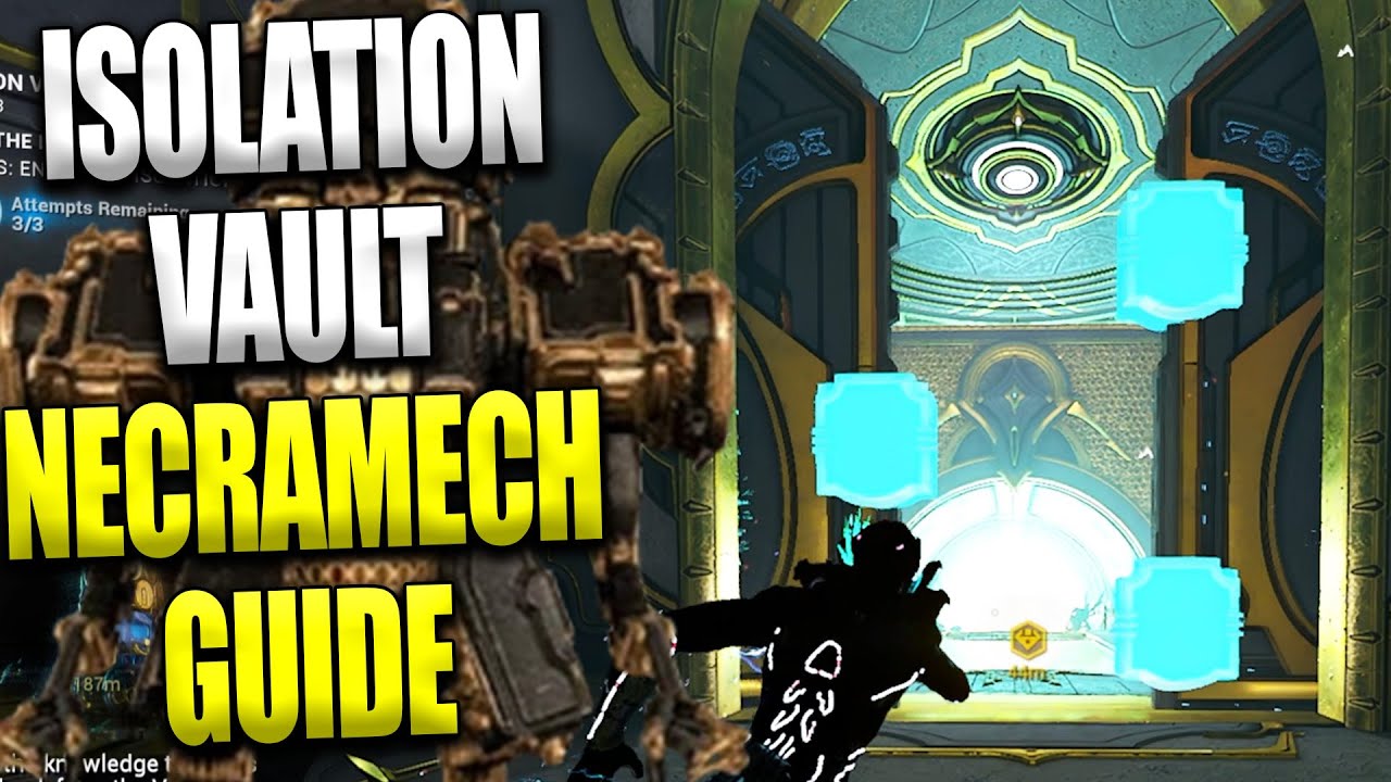 How To Run Isolation Vaults For Necramech Farming In Warframe!