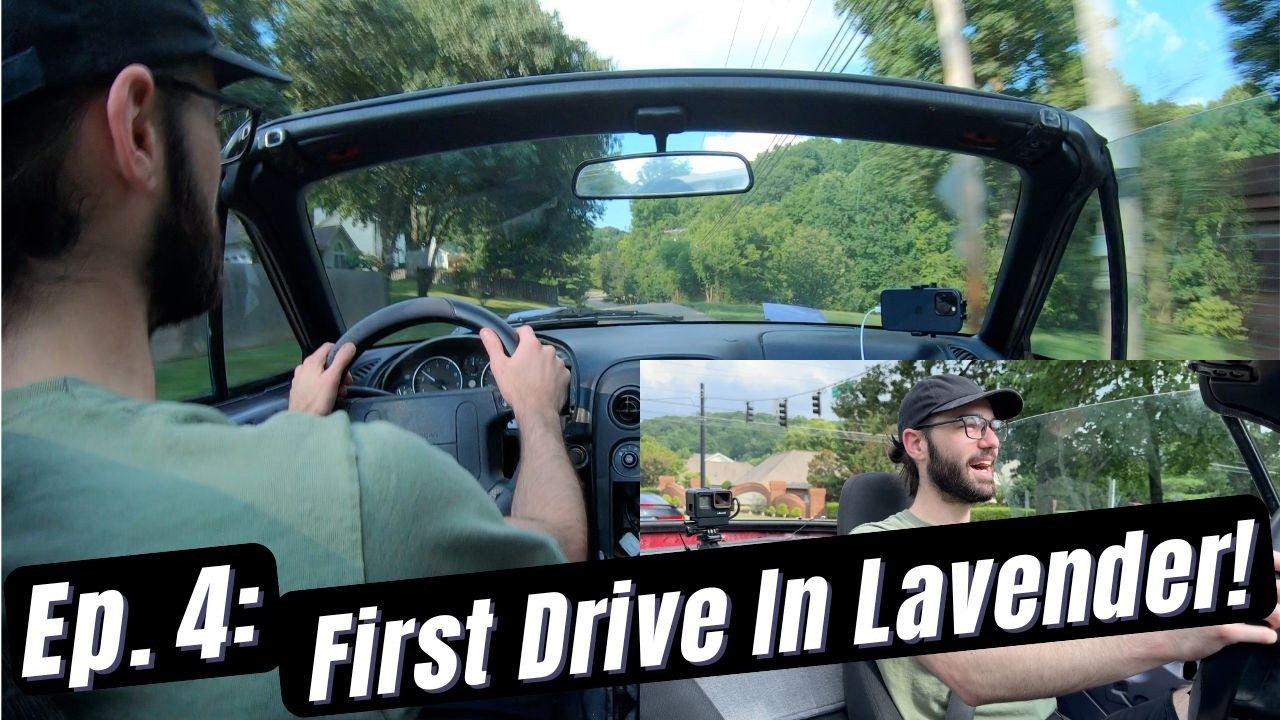 [Ep. 4] First Drive in Our Project Miata!