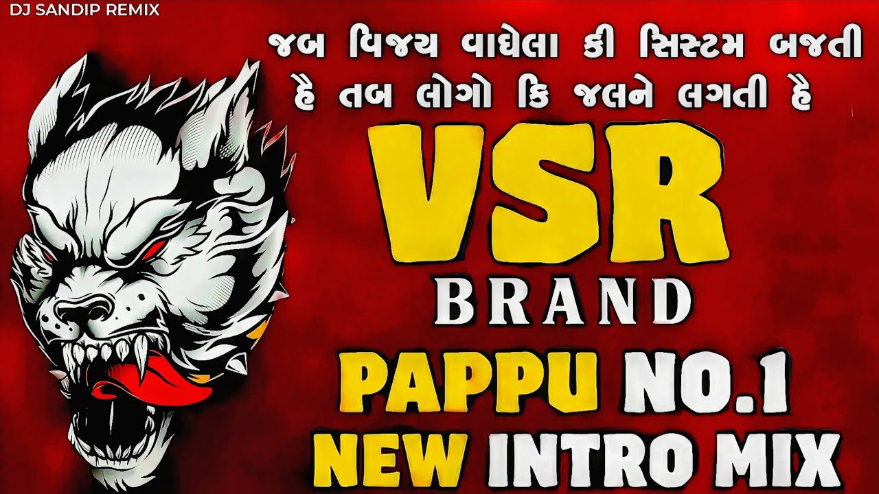 VSR NEW DEMO | NEW INTRO MIX | PAPPU NO.1 | DJ SANDIP REMIX 