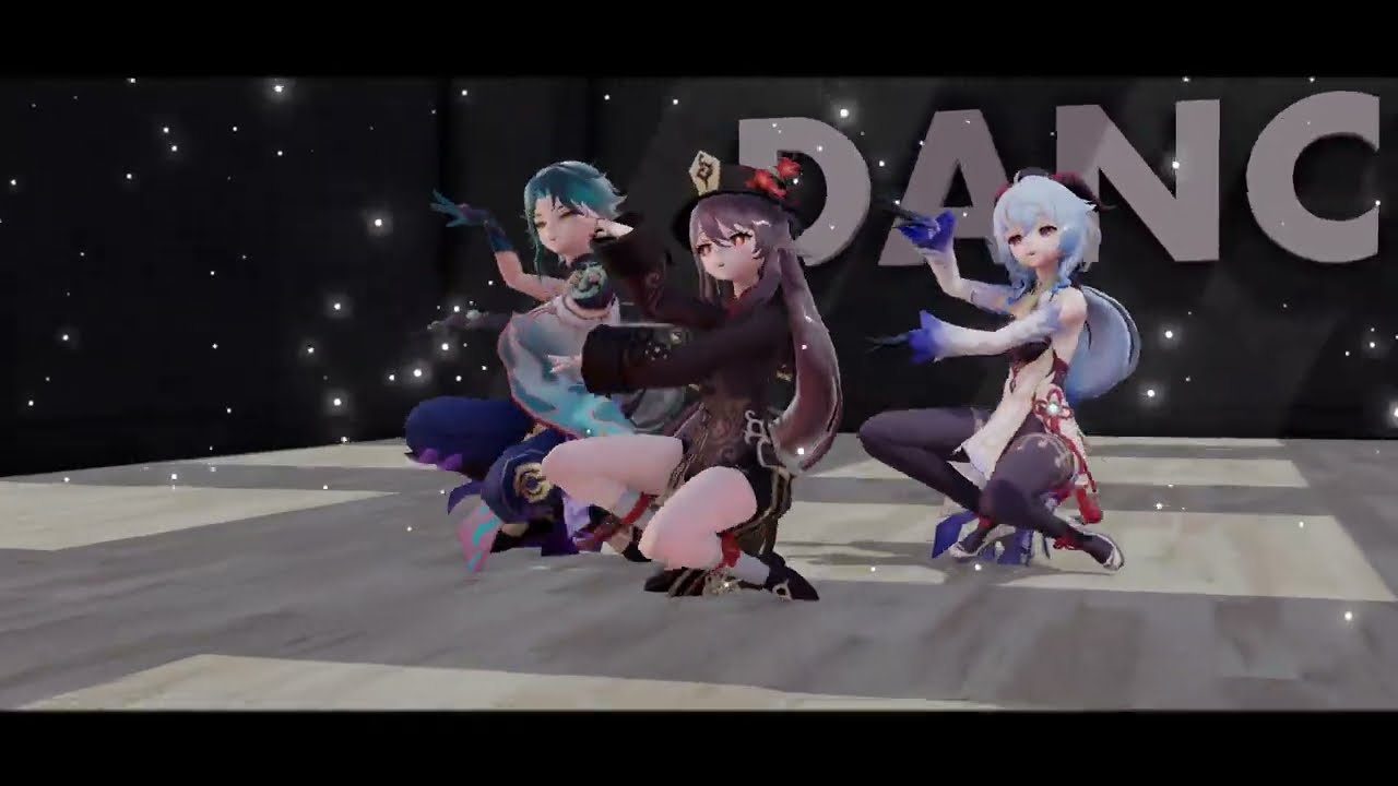 【MMD/Genshin Impact】aespa 에스파 'Black Mamba'【XIAO, HUTAO, GANYU】