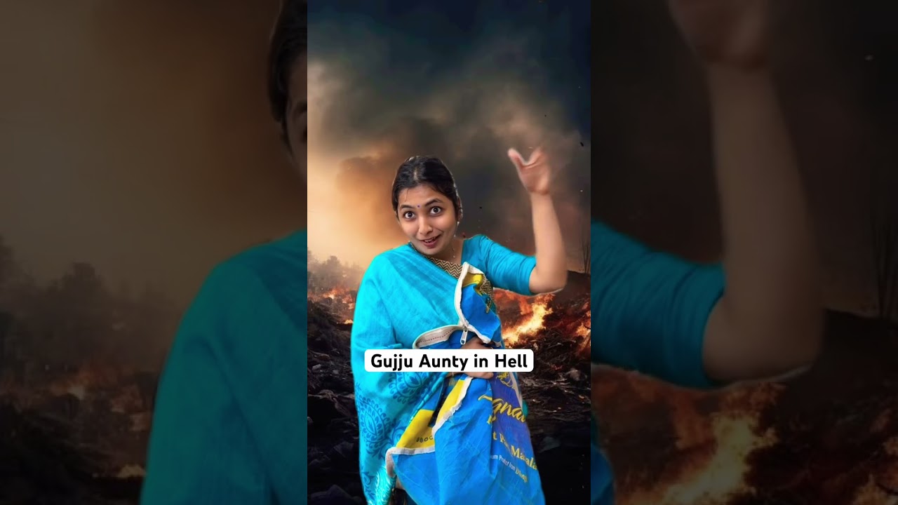 Gujju Aunty in Hell | Princy Parikh #gujarati #aunty #gujrat #whatyaaprincy #funny #shorts