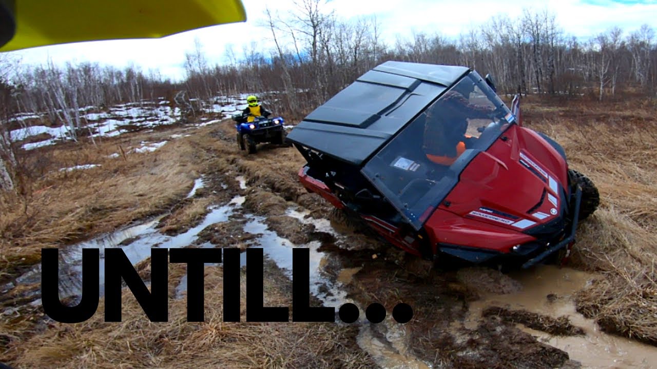 Rock crawling in the side by side!