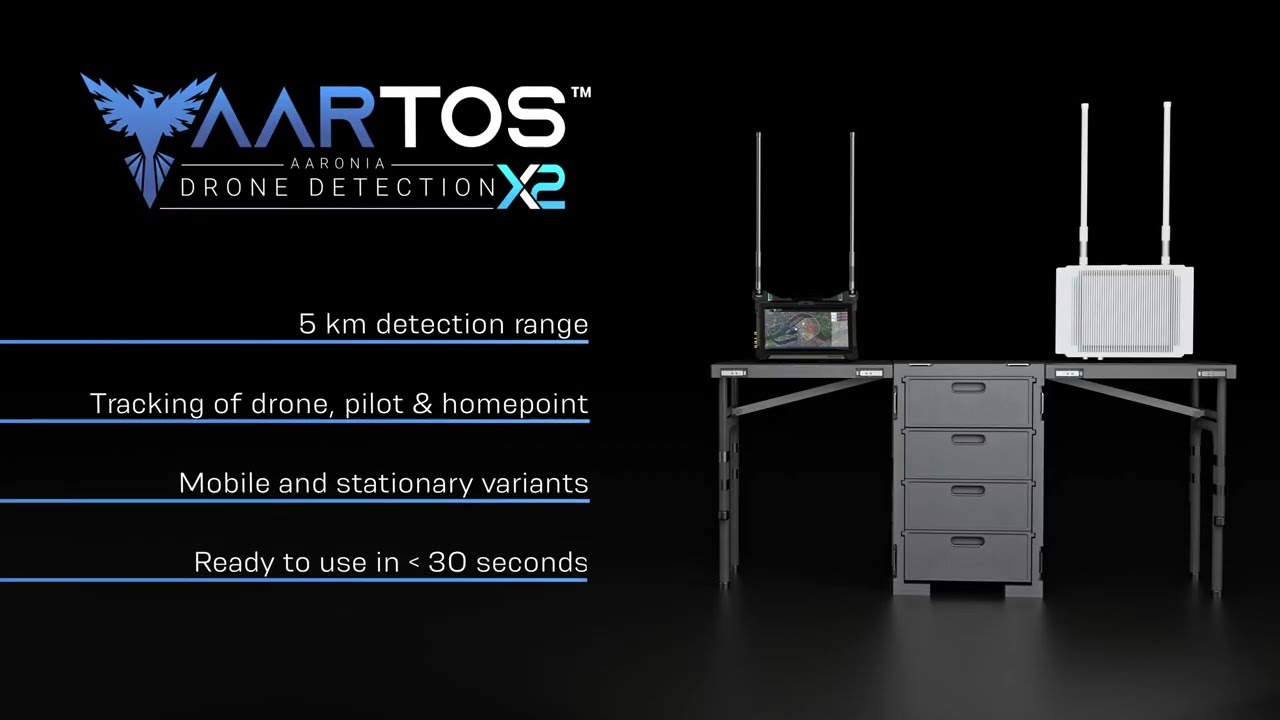 AARTOS X2 Drone Detection System Trailer 4k