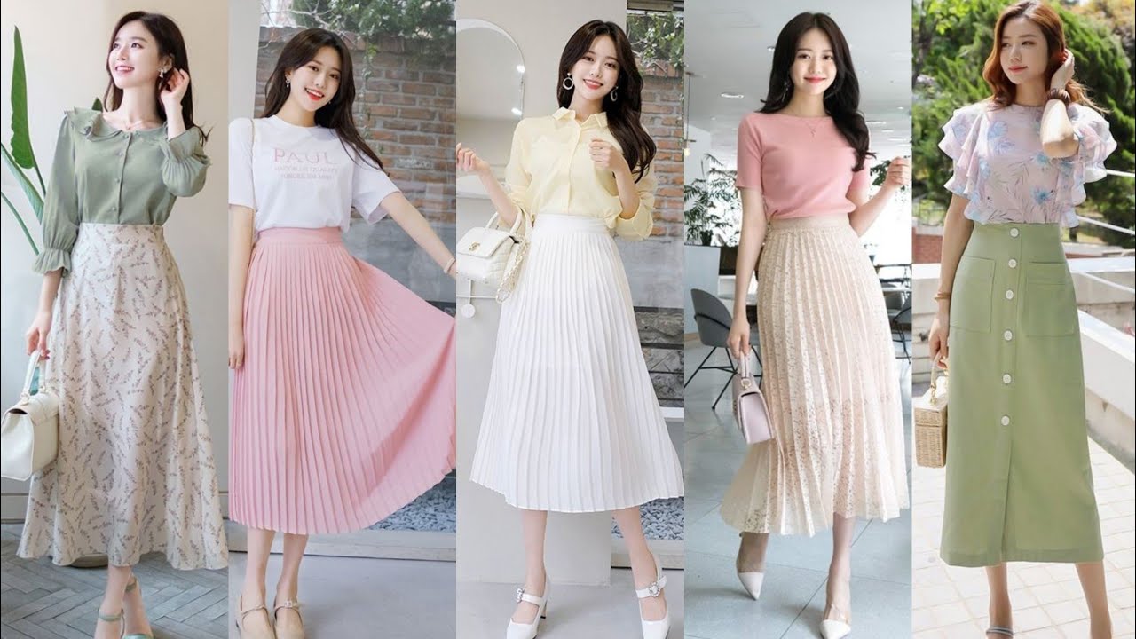 Long skirt outfit ideas for girls || Street fashion outfit || Long skirt styling ideas
