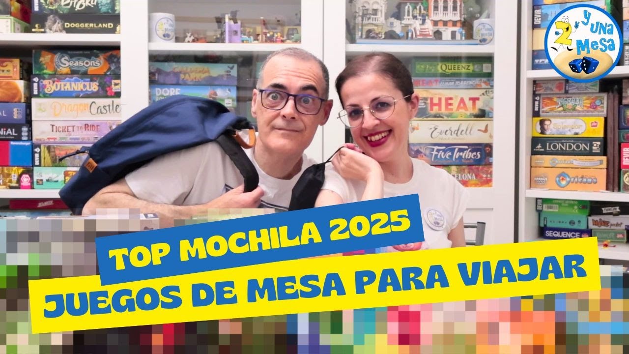 Los juegos de mesa mas TOP para llevar de viaje | TOP mochila 2025