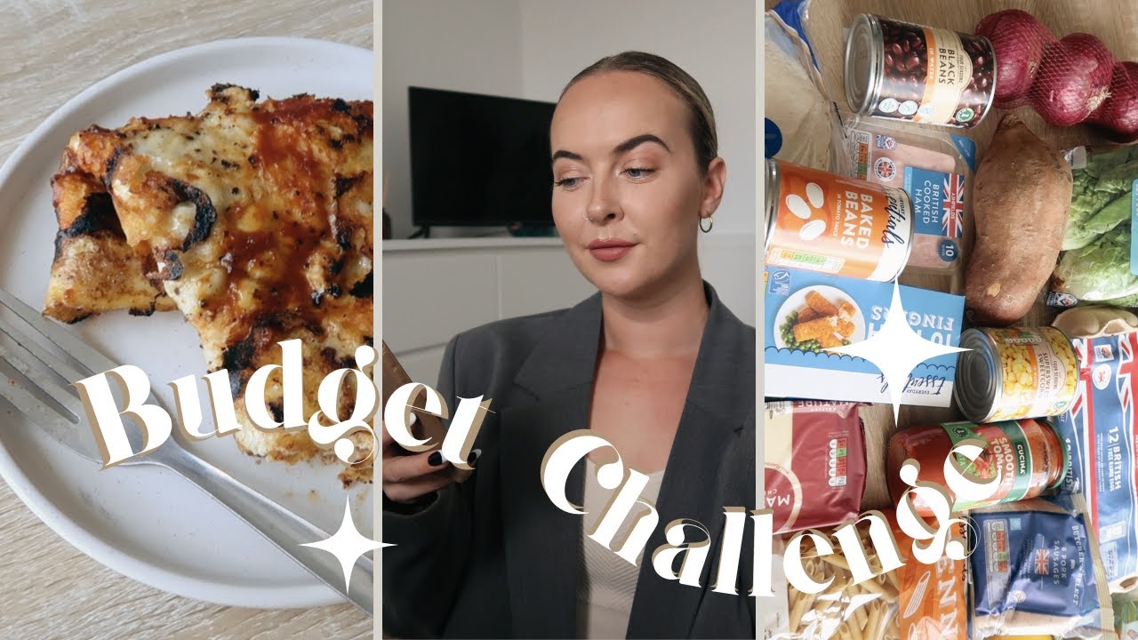 &pound;18 в рамках акции Aldi Budget Food Shop Challenge + обеды | Жасмин Макрей