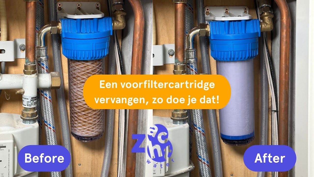 Hoe vervang je de cartridge van het voorfilter? | Z8-Water