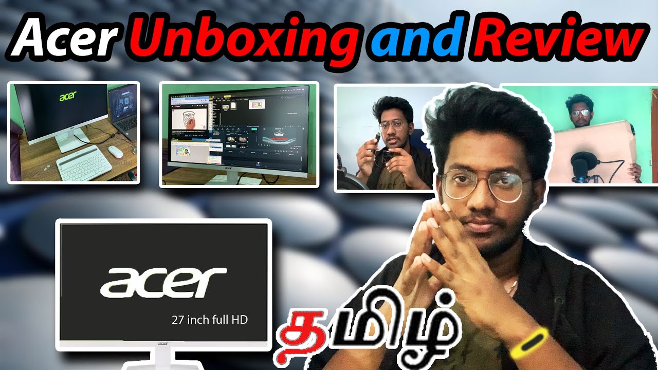 அமேசானில் Best Selling Monitor Acer 27 inch (HA270) Unboxing and Review | தமிழ் - Leo Raj | #EP12